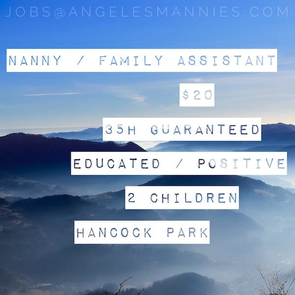 Hancock Park Family Assistant