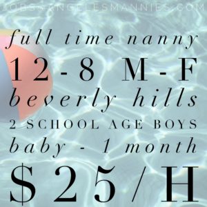Full Time Nanny
