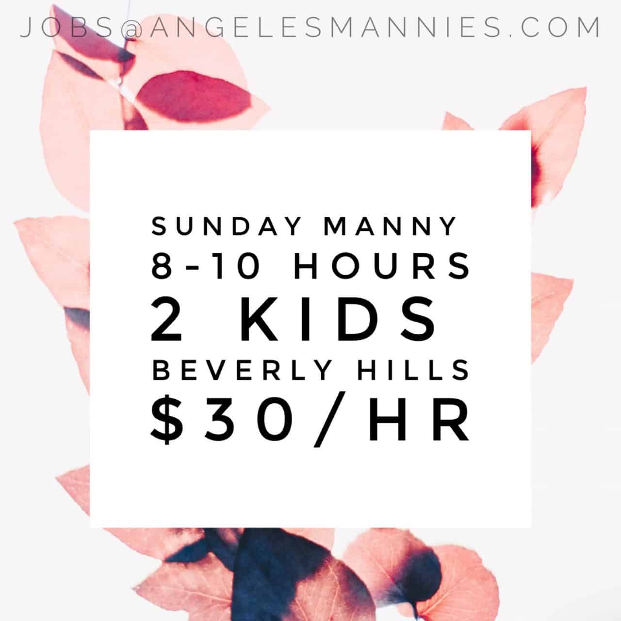 Beverly Hills Sunday Manny